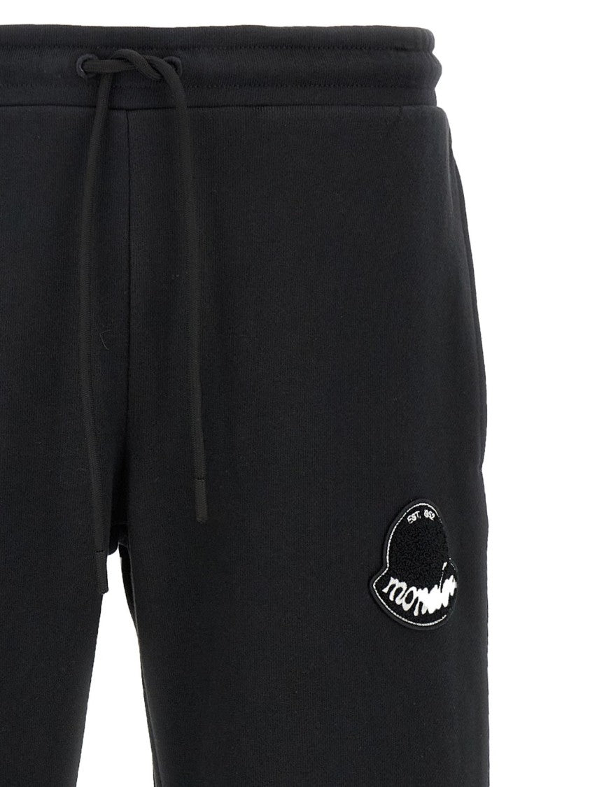 Tapered Black Jogger Pants with Elastic Waistband