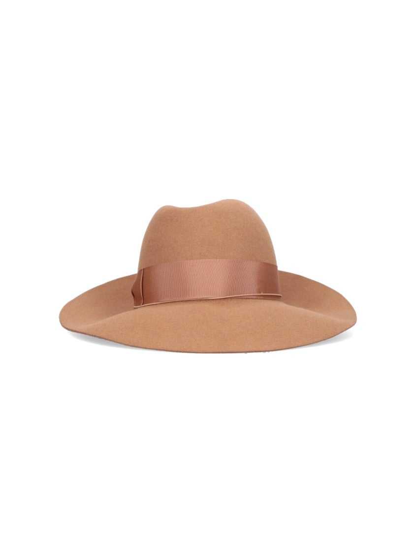 Monica Felt Hat – Brown