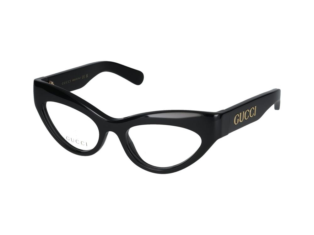 Eyeglasses GG1295O 001 black black transparent 53/19/135