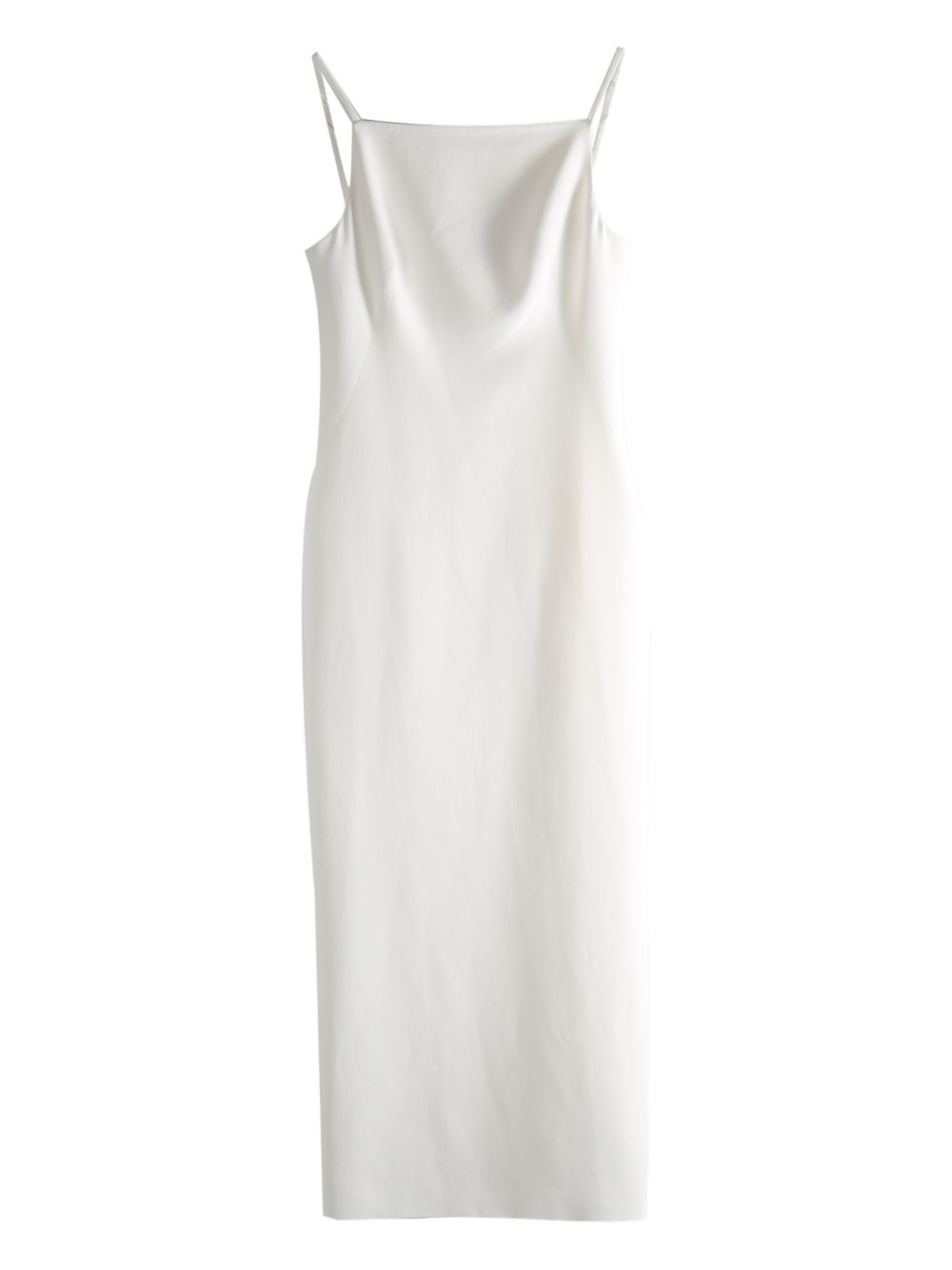 Midi Dress with Spaghetti Straps