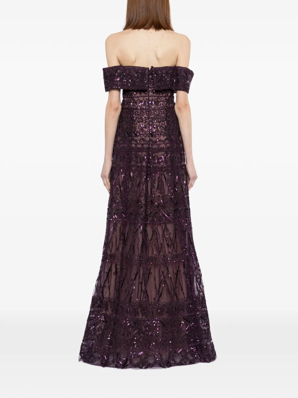Beaded Tulle Dress