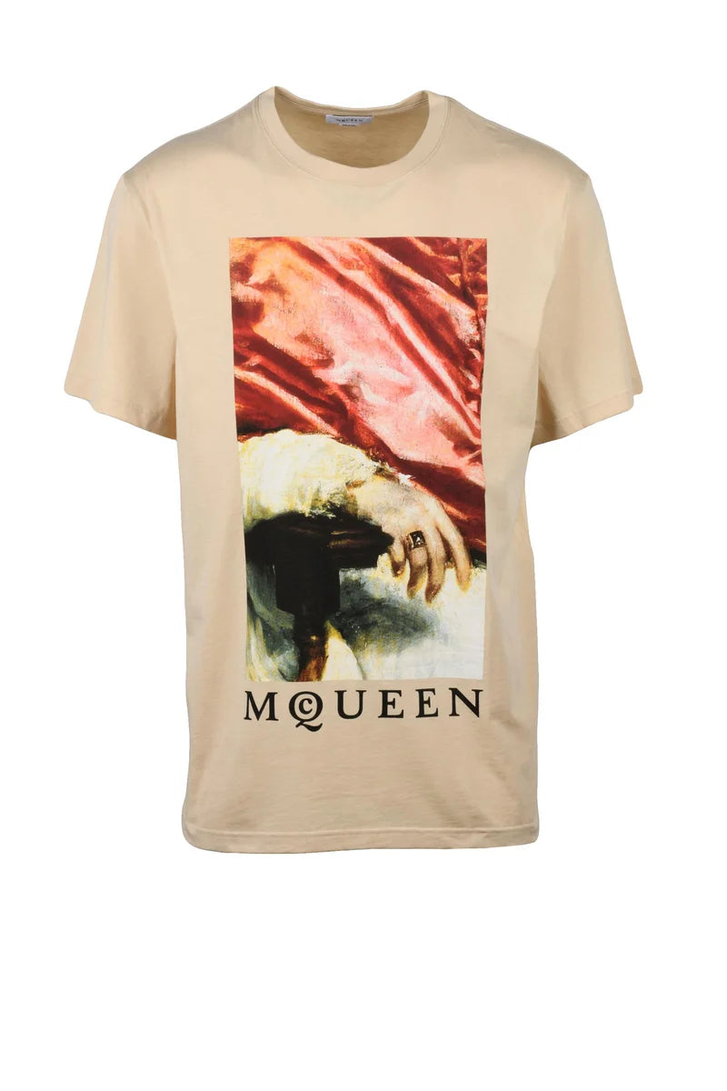 Artistic Print Cotton T-Shirt
