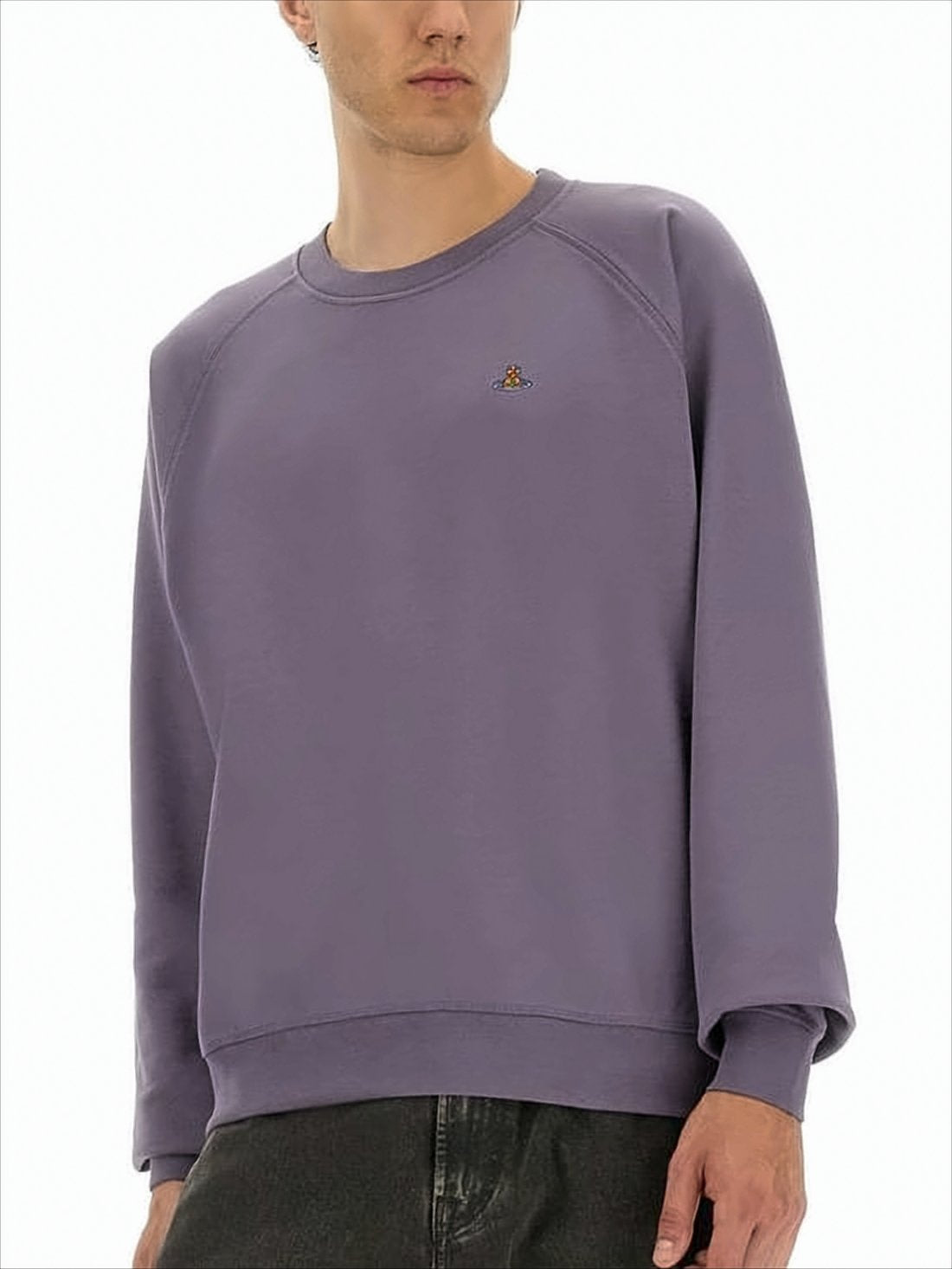 Relaxed Fit Long-Sleeve T-Shirt with Embroidered Logo