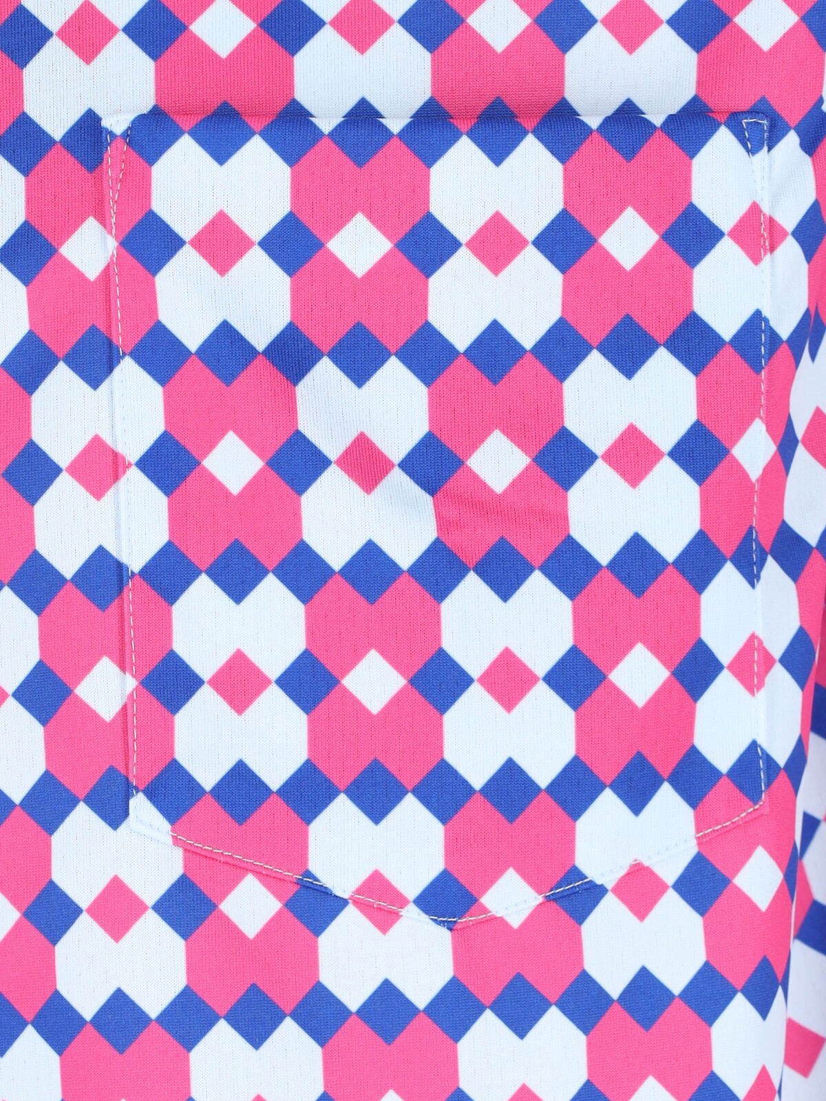 Multicolor Geometric Print Short-Sleeve Shirt