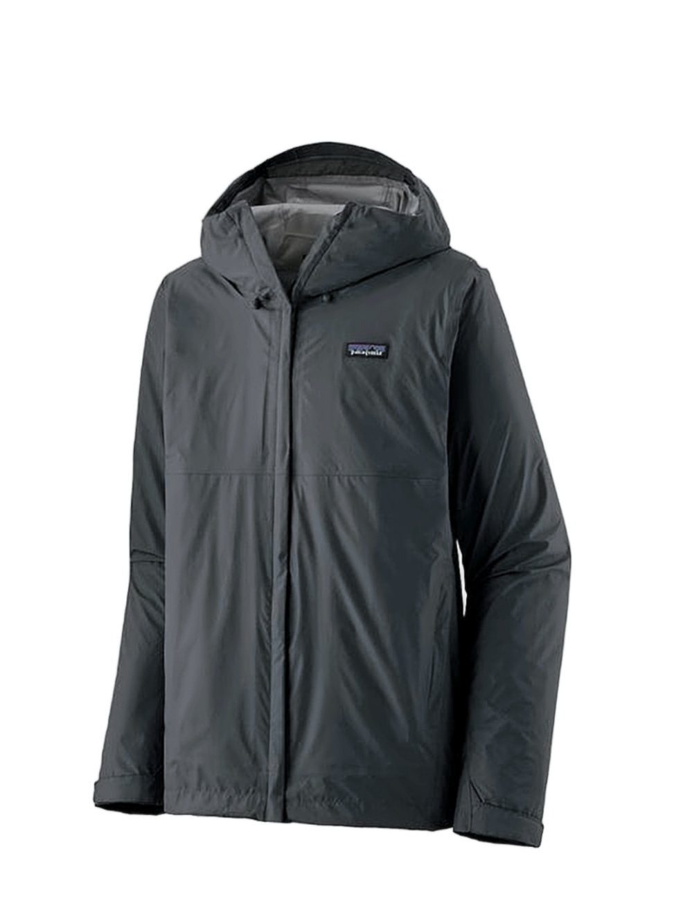 Hooded Jacket With Concealed Zipper And Adjustable Cuffs