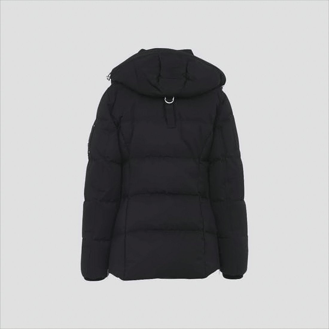 Quilted Padded Down Coat with Detachable Hood