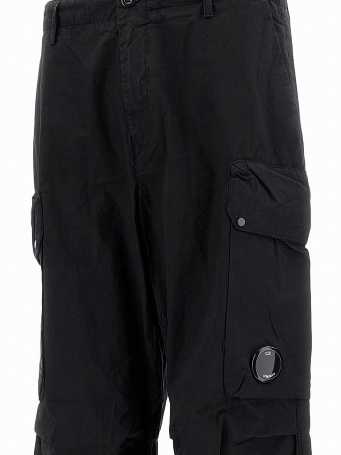 Cargo-Style Straight-Leg Pants with Adjustable Drawstrings