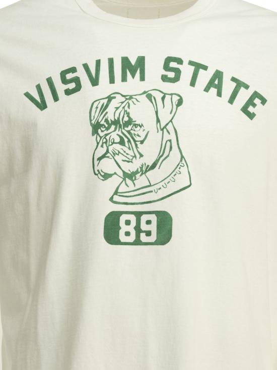 Short-Sleeve Cotton T-Shirt With Vintage Graphic Print