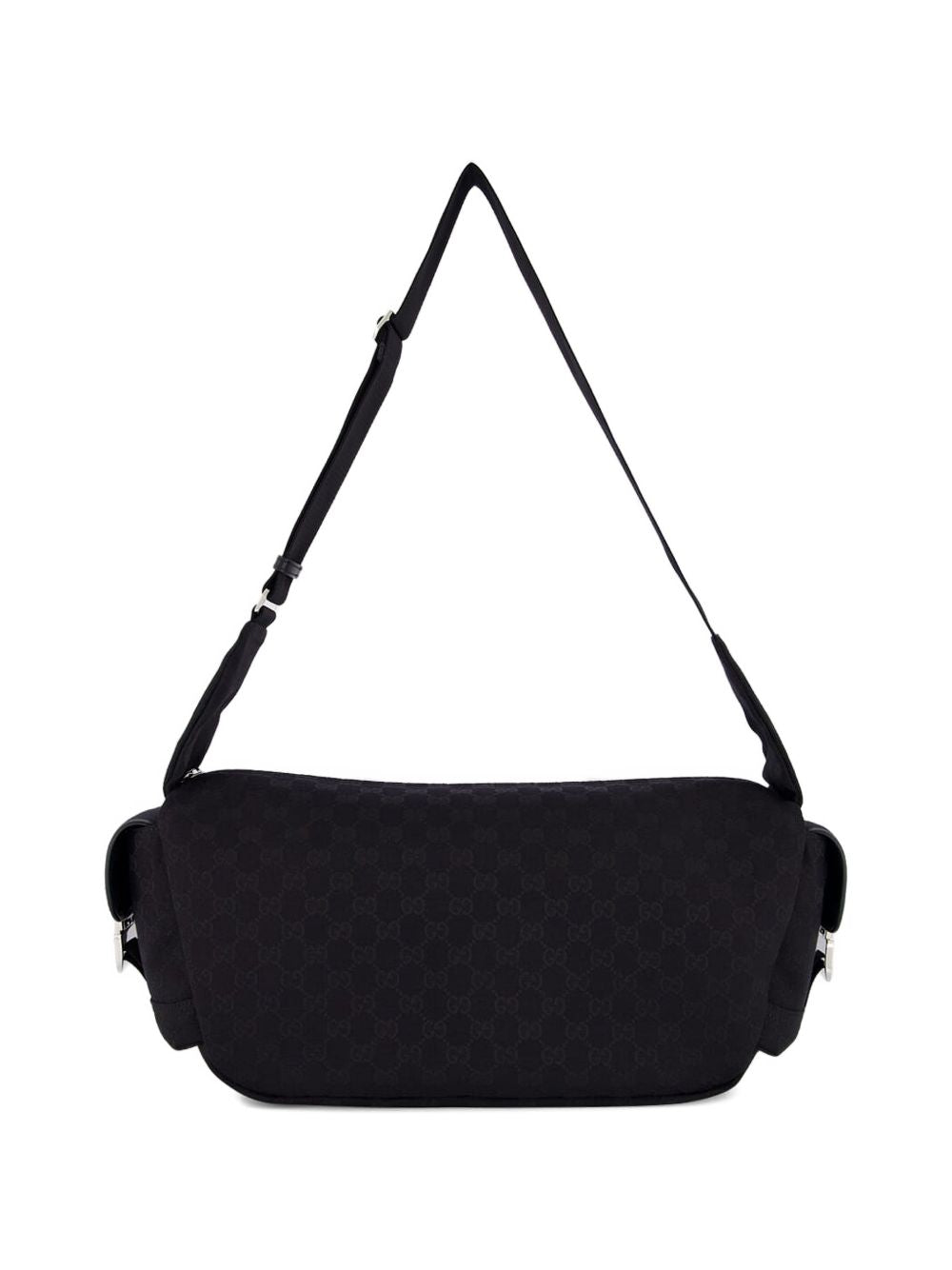Rectangular Crossbody Bag with Textured Pattern