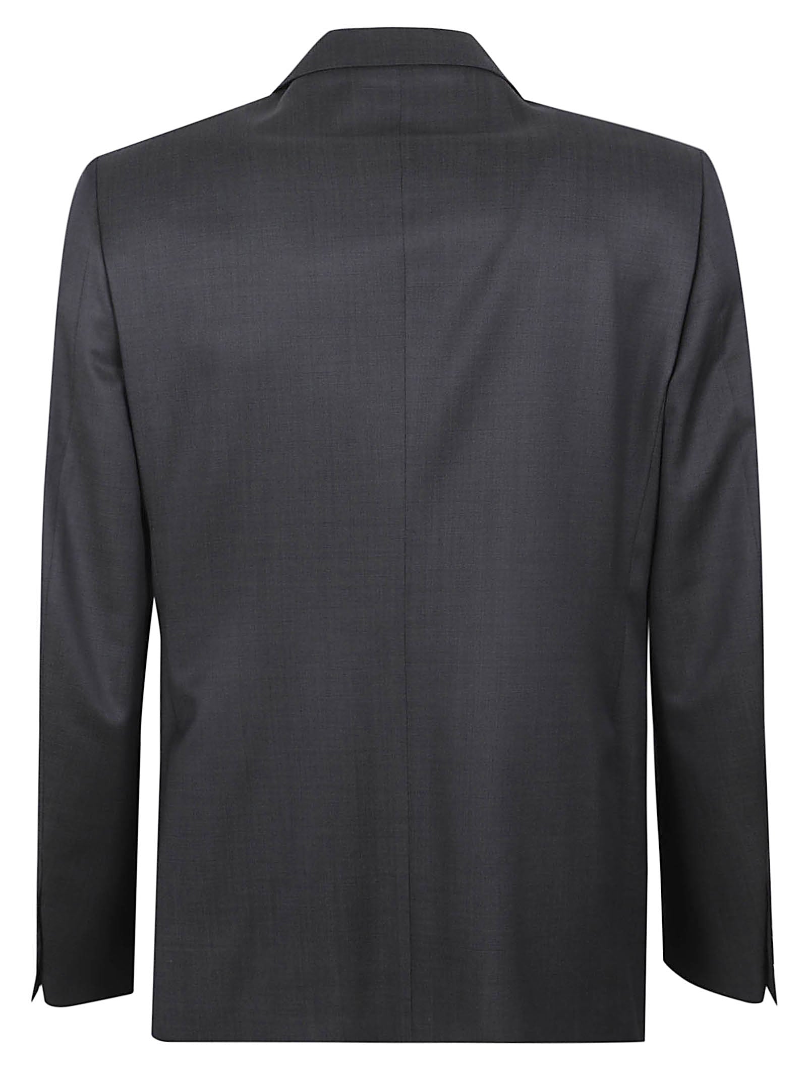 Tailored Black Two-Piece Suit with Notched Lapel