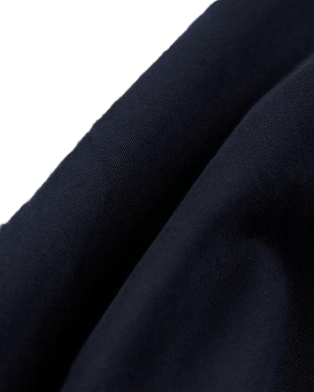 Tailored Blue Straight Pants with Button Closure
