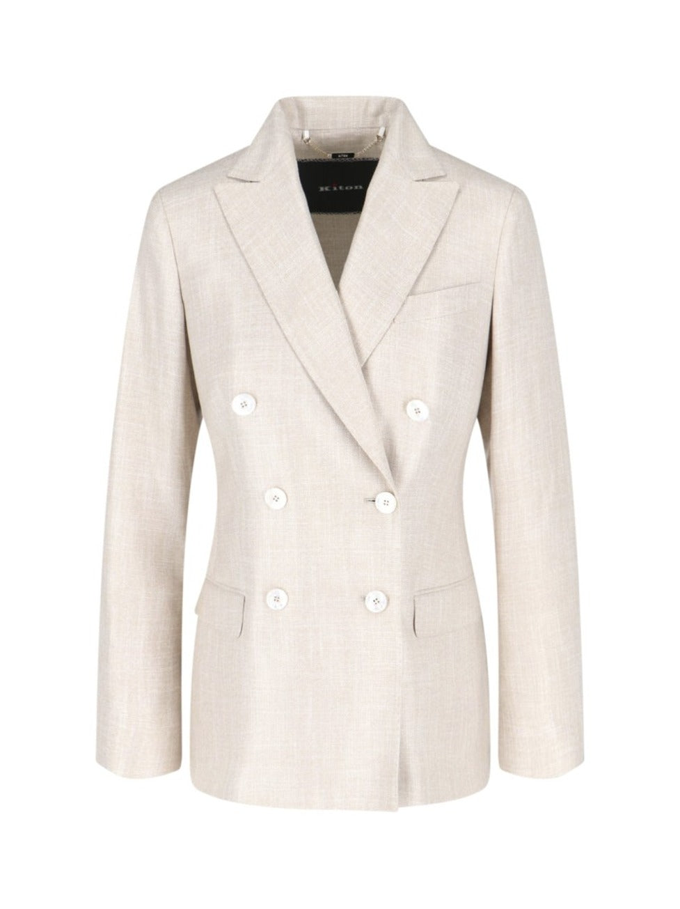 Double-Breasted Blazer - Beige