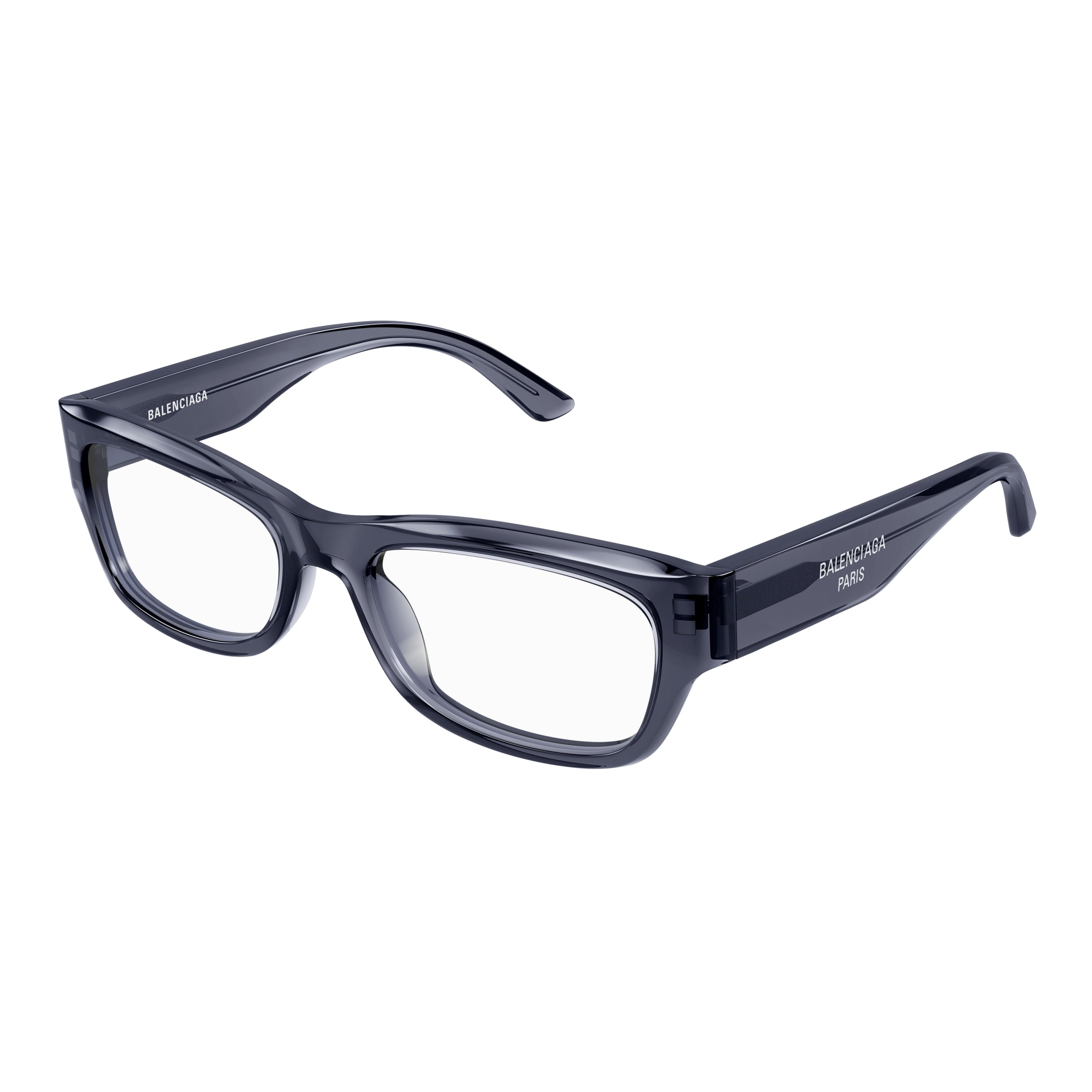 Bb0392o Rectangular Grey Acetate Eyeglasses