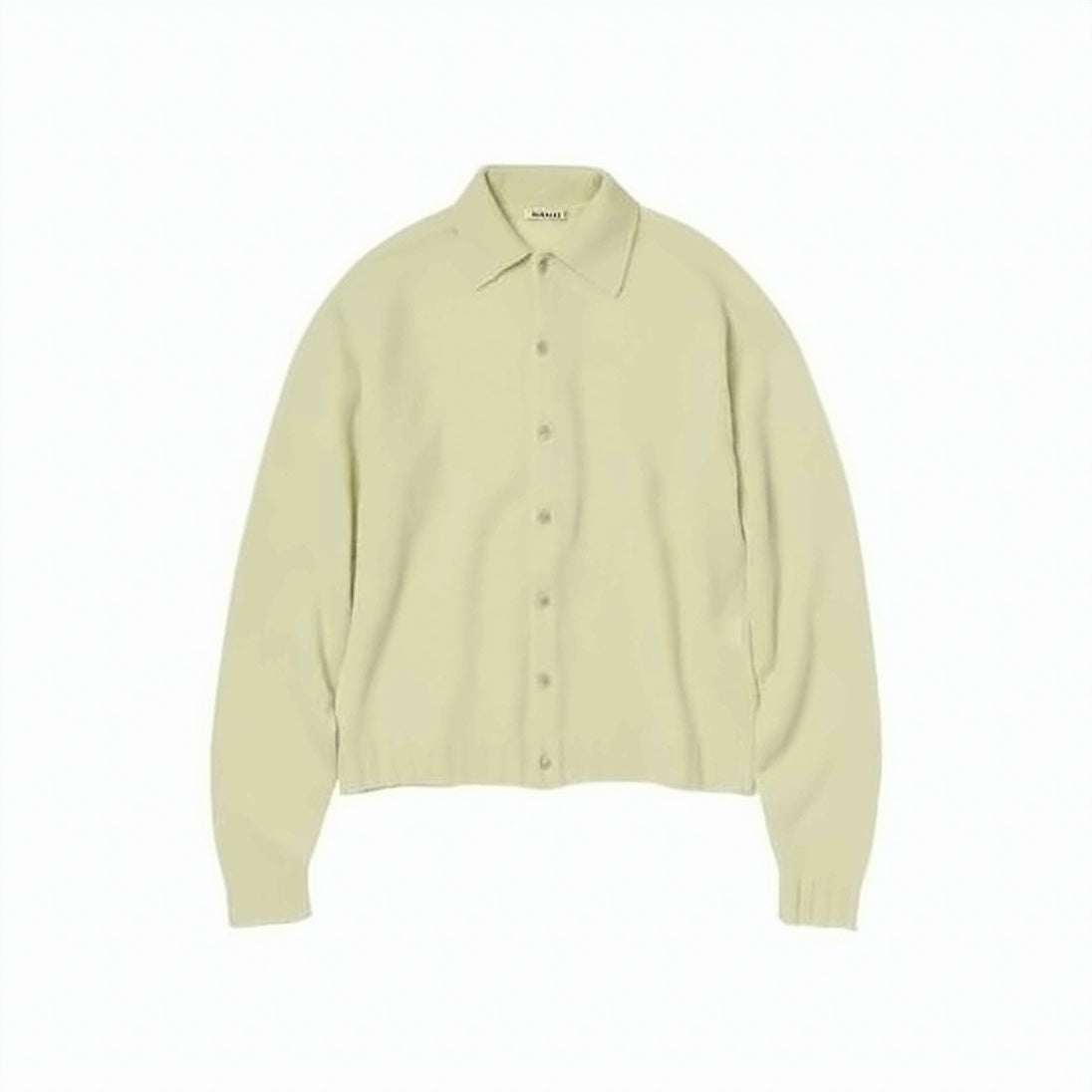 Button-Up Knit Cardigan with Classic Collar