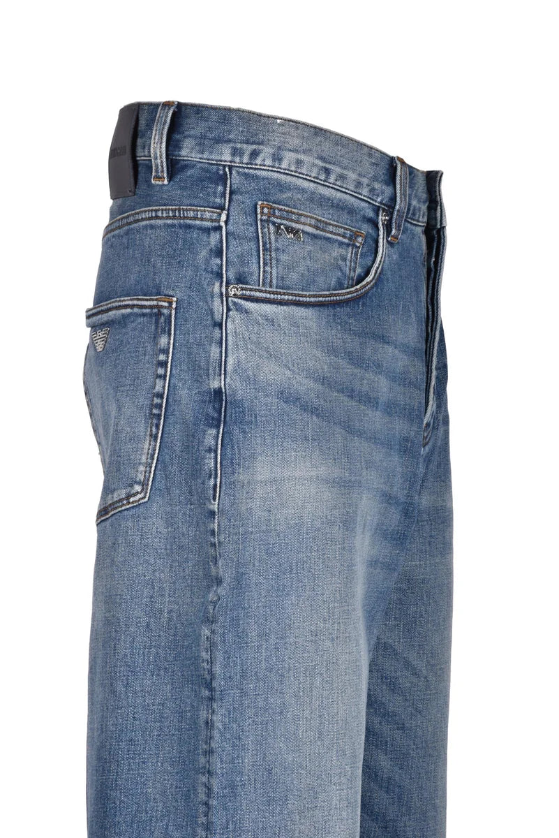 Loose Fit Jeans - Light Blue