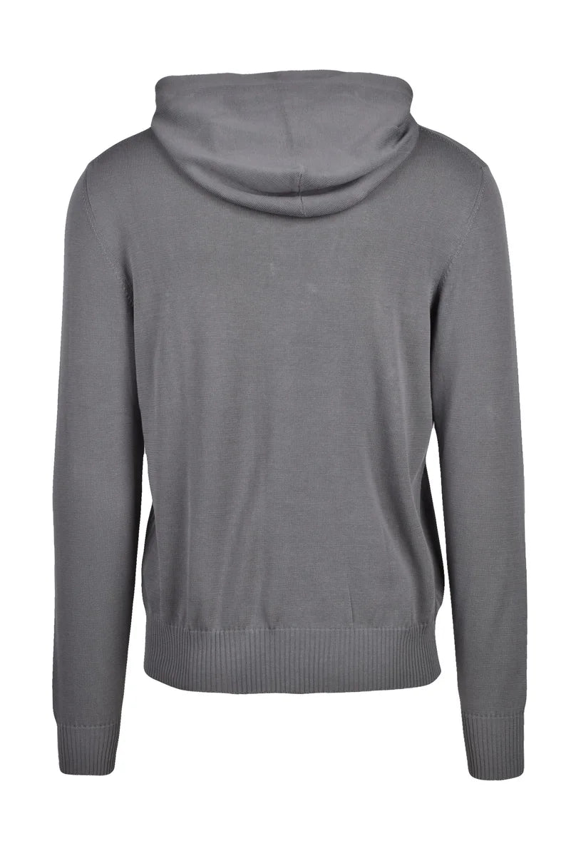 Cotton Knit Sweatshirt - Military Green