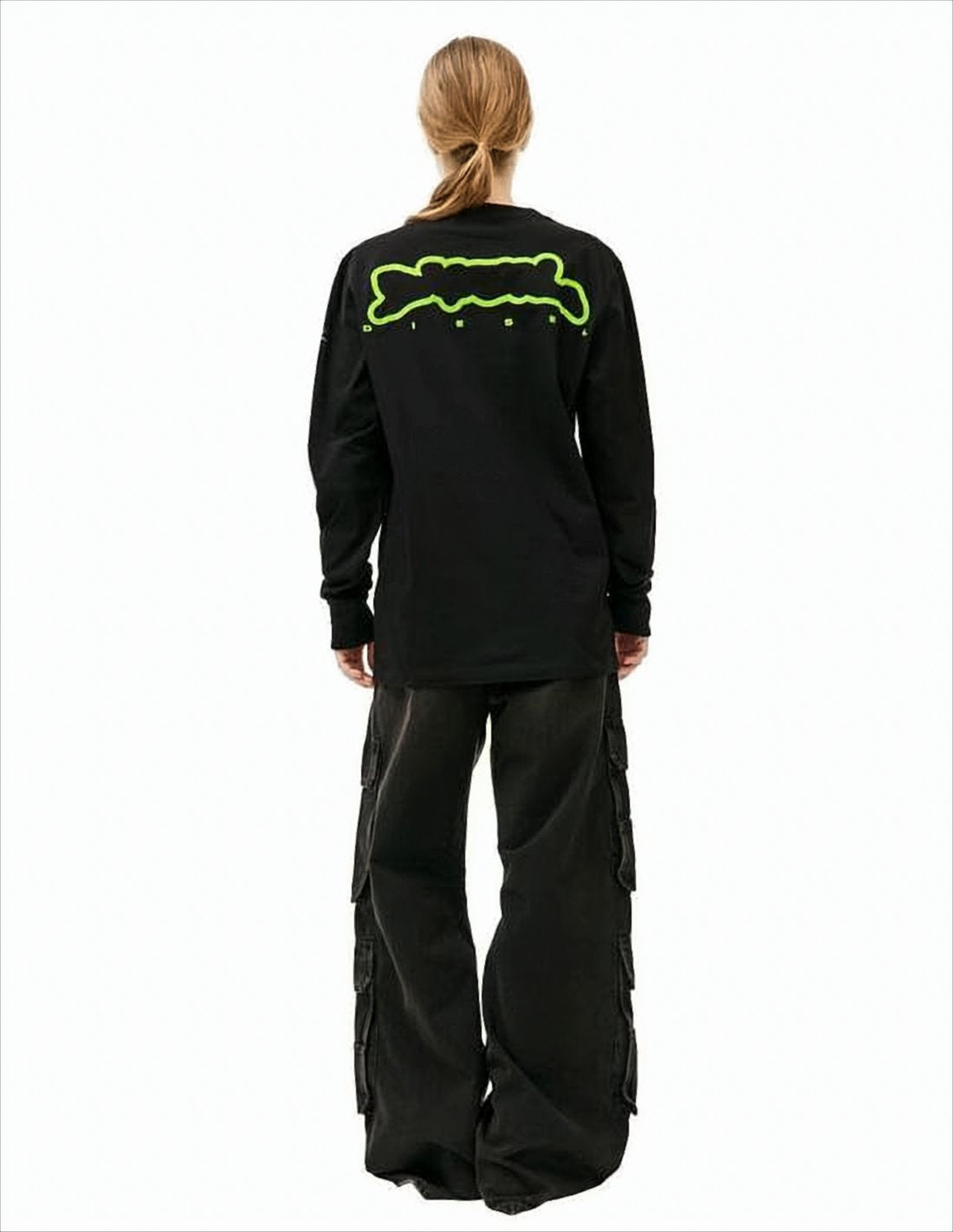 Abstract Graphic Long-Sleeve T-Shirt