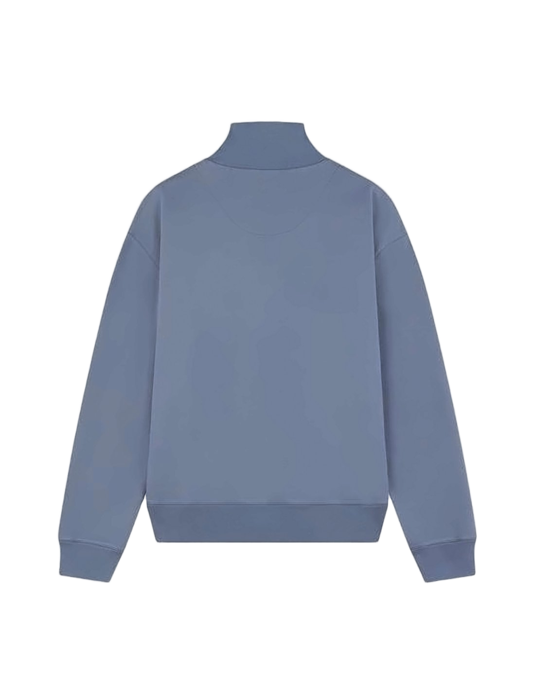 Half-Zip Pullover Sweatshirt with Stand Collar
