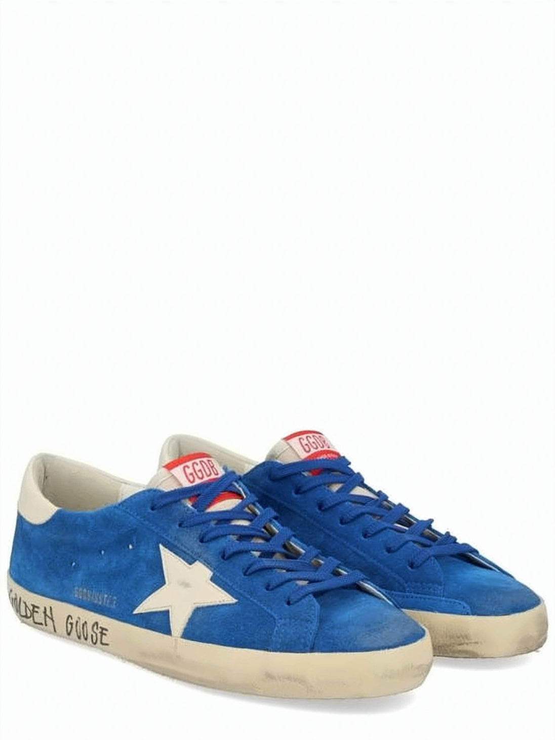 Vibrant Blue Suede Sneakers