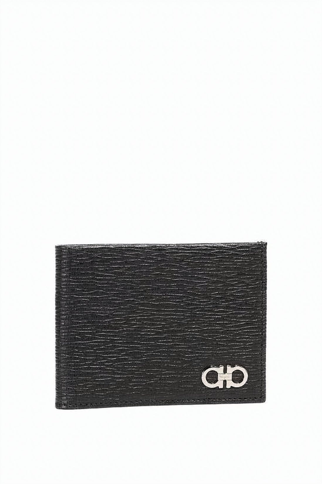 Textured Leather Bifold Wallet