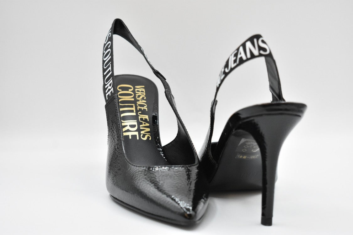 Black Slingback Pumps