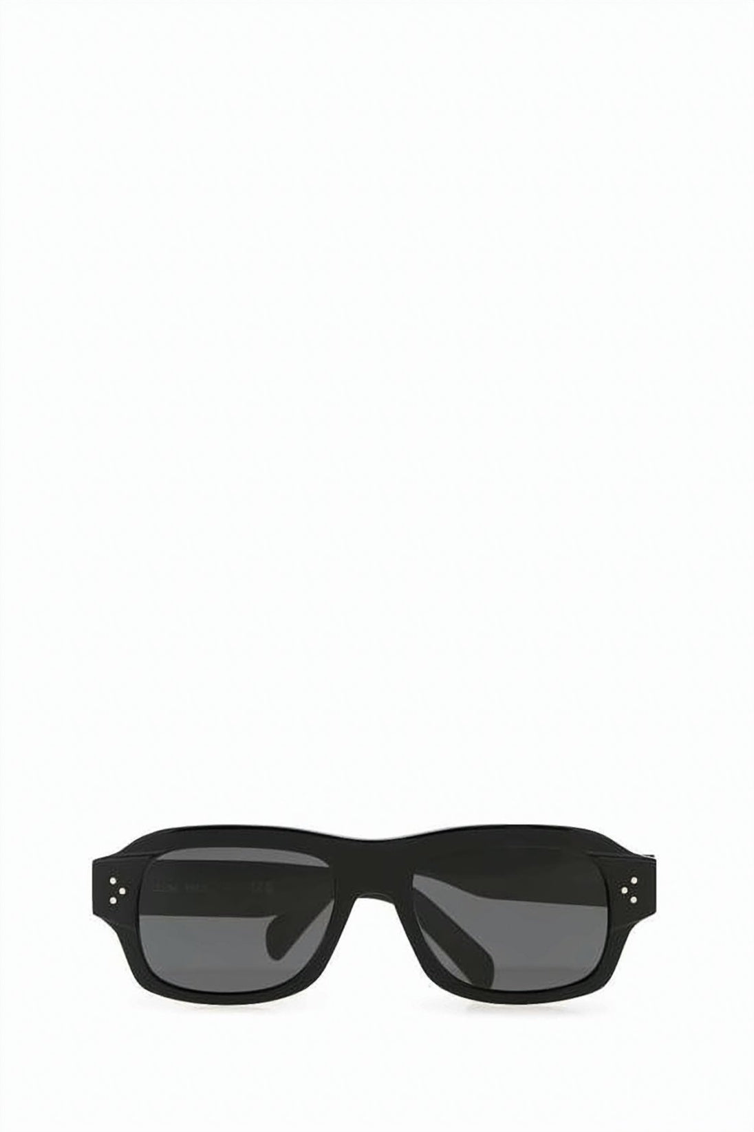 Rectangular Black Acetate Sunglasses