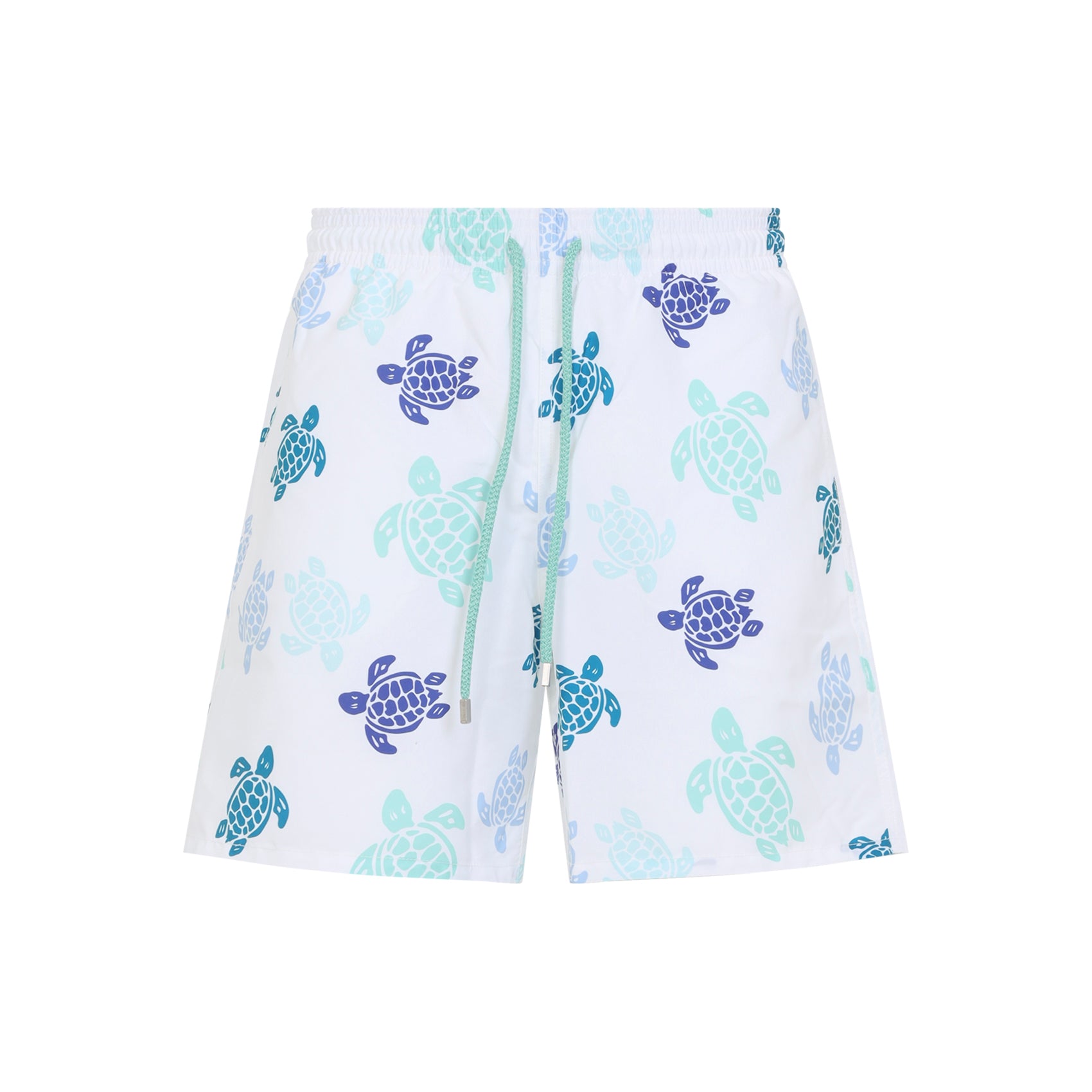 Swim Shorts with Sea Turtle Pattern