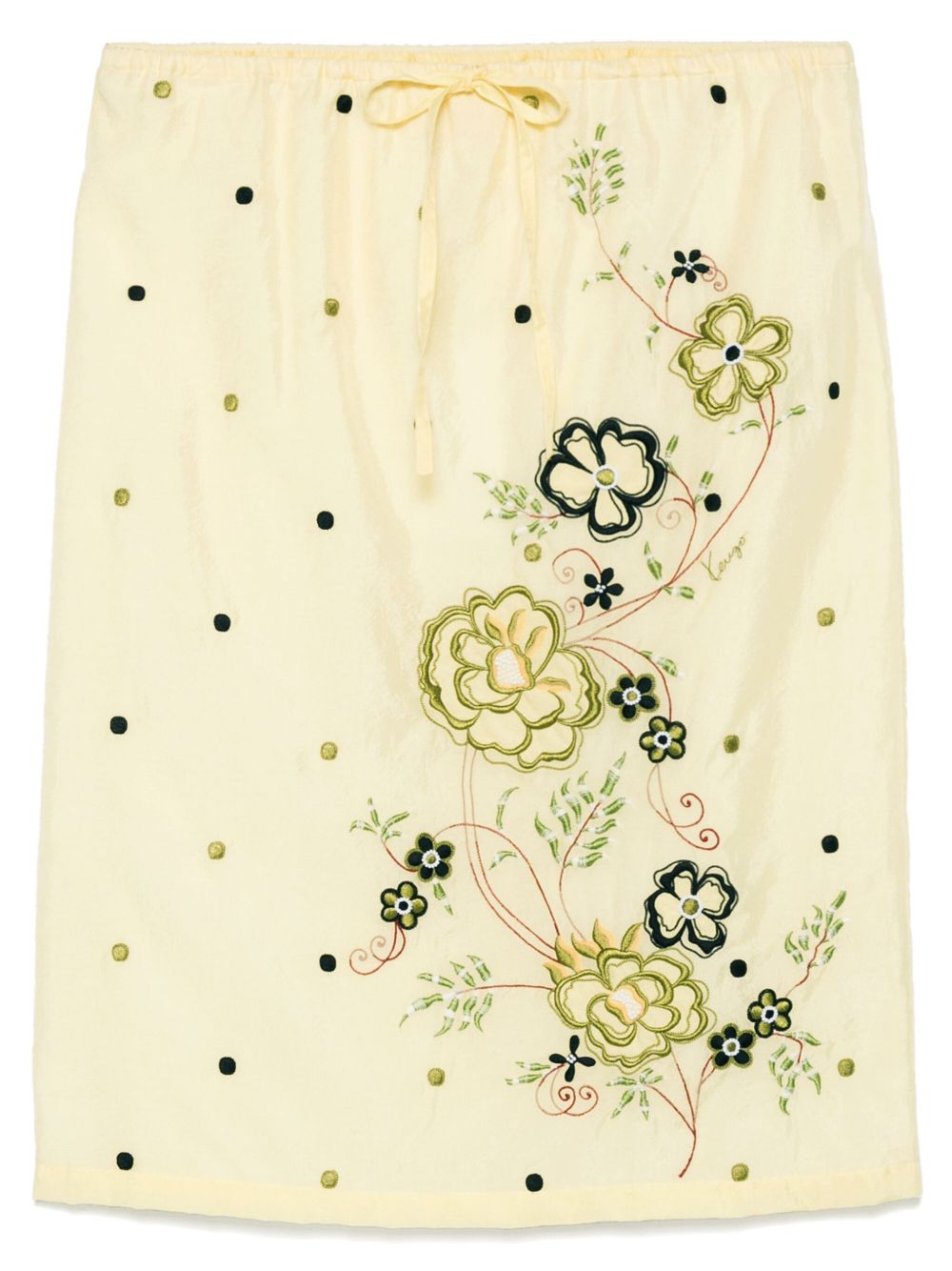 Floral Embroidered Skirt