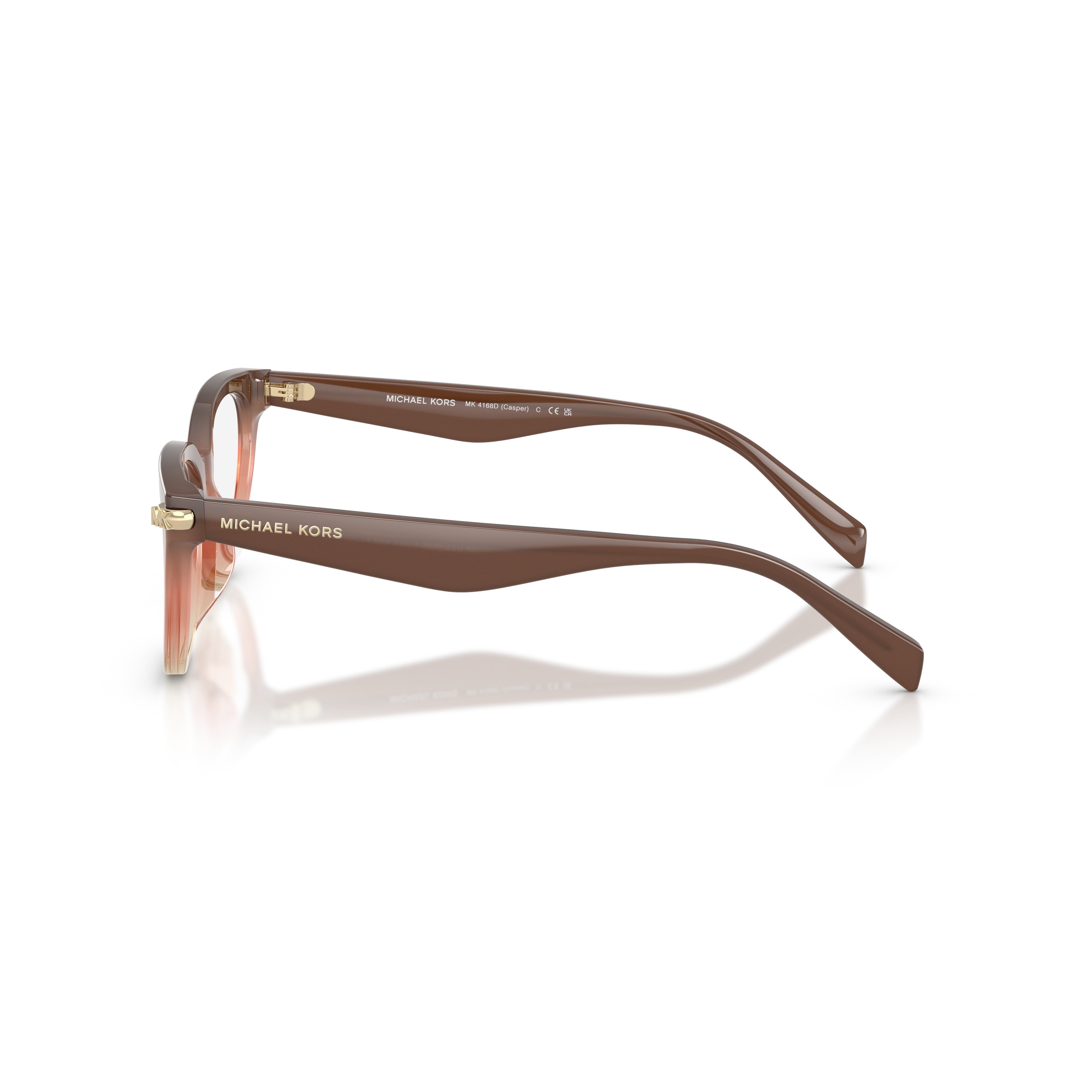 0mk4168d Rounded Acetate Eyeglasses with Warm Gradient Finish