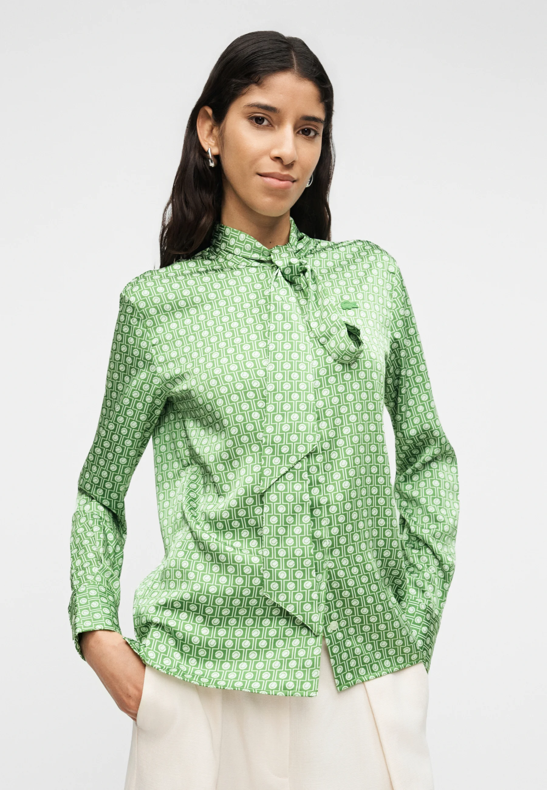 Green Regular Fit Detachable Shirt