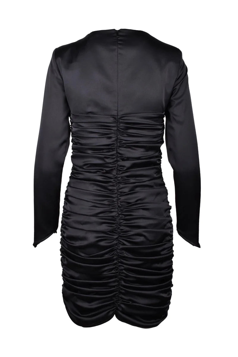 Polyester & Elastane Dress - Black