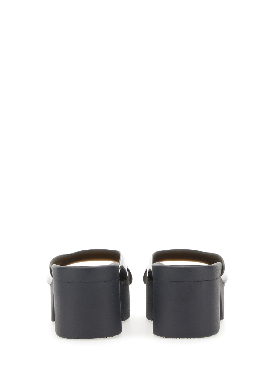 Platform Sandal With Square Toe