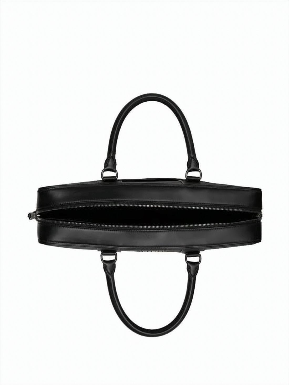 Rectangular Black Briefcase