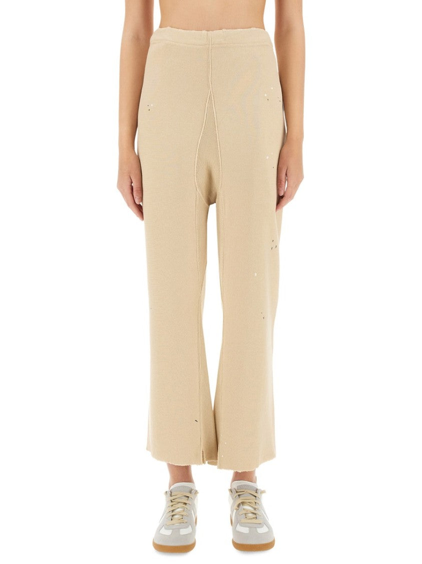 Relaxed Fit Wide Leg Cotton Pants