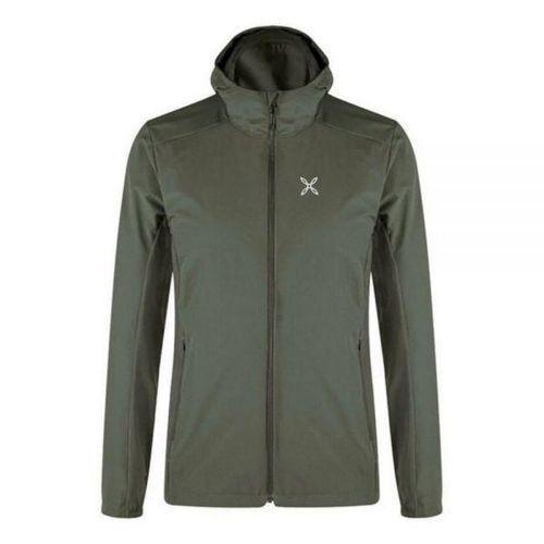 Lightweight Green Jacket with Attached Hood