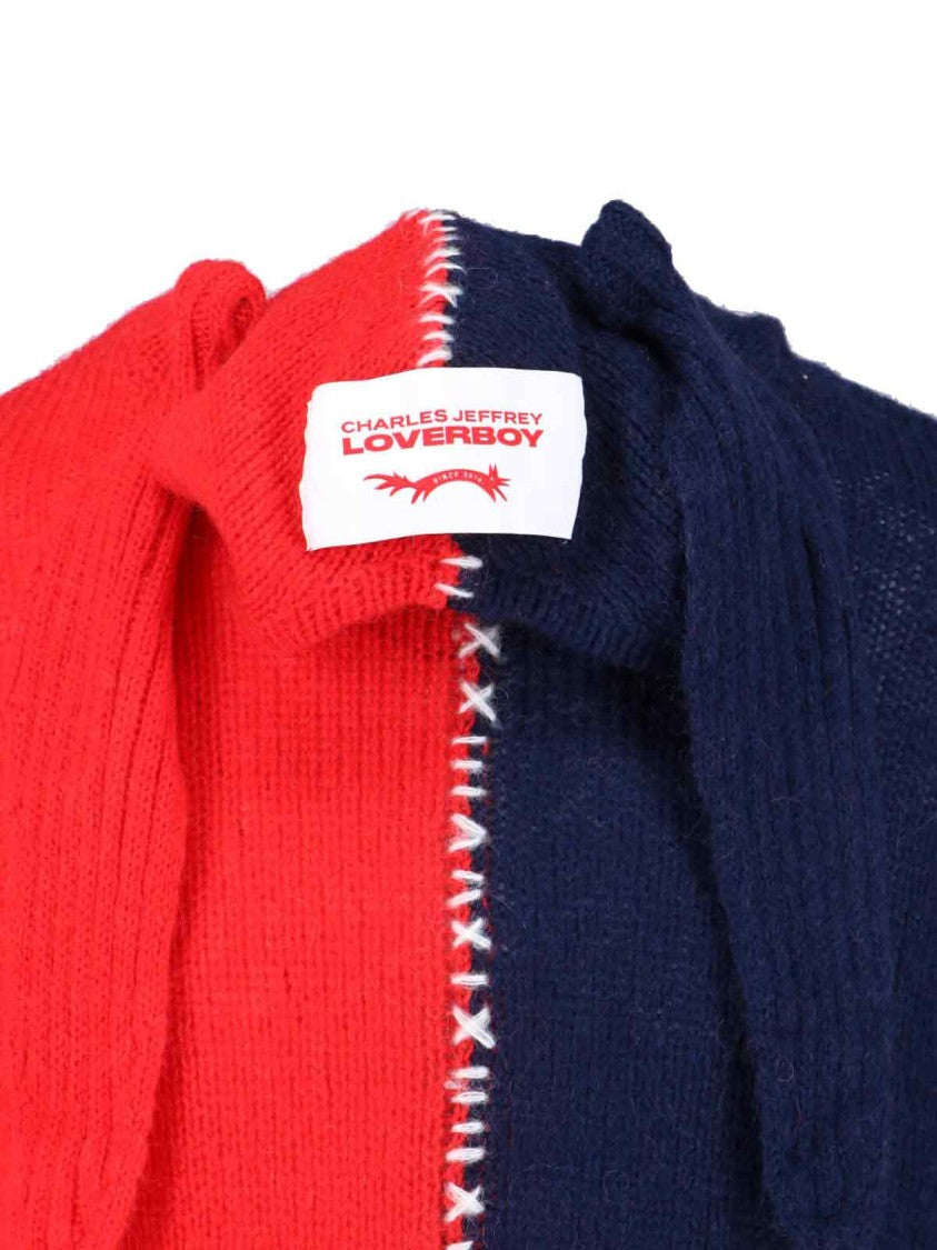 Classic Knit Sweater In Vibrant Red