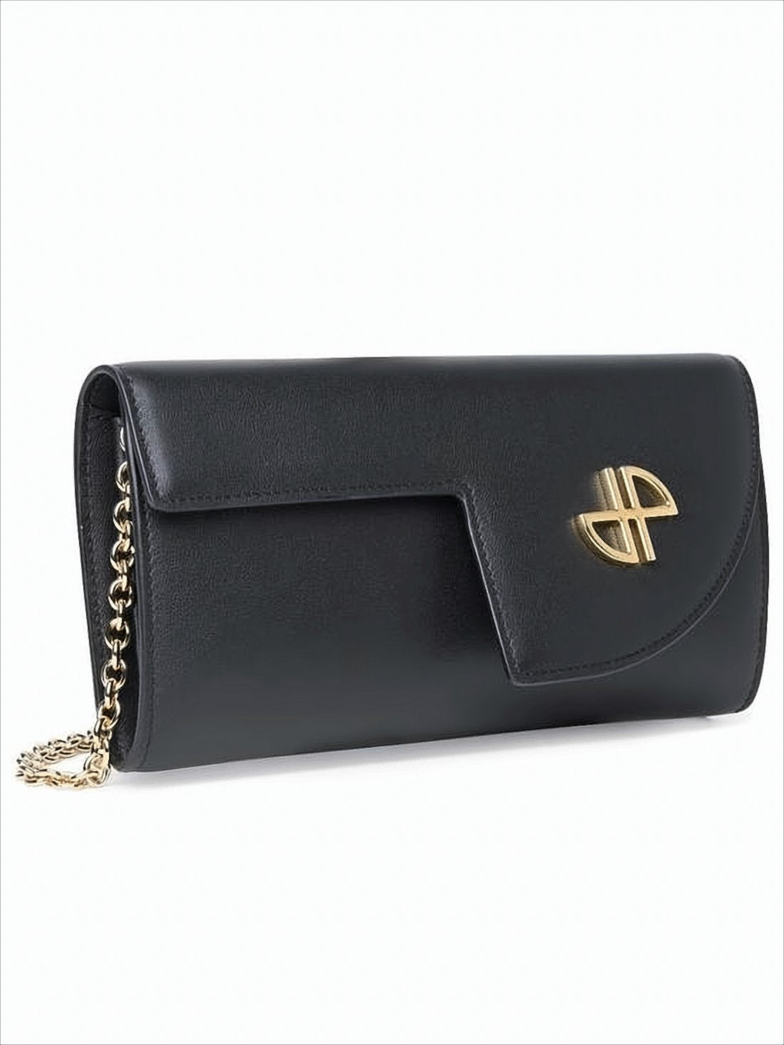 Rectangular Calf Leather Shoulder Bag