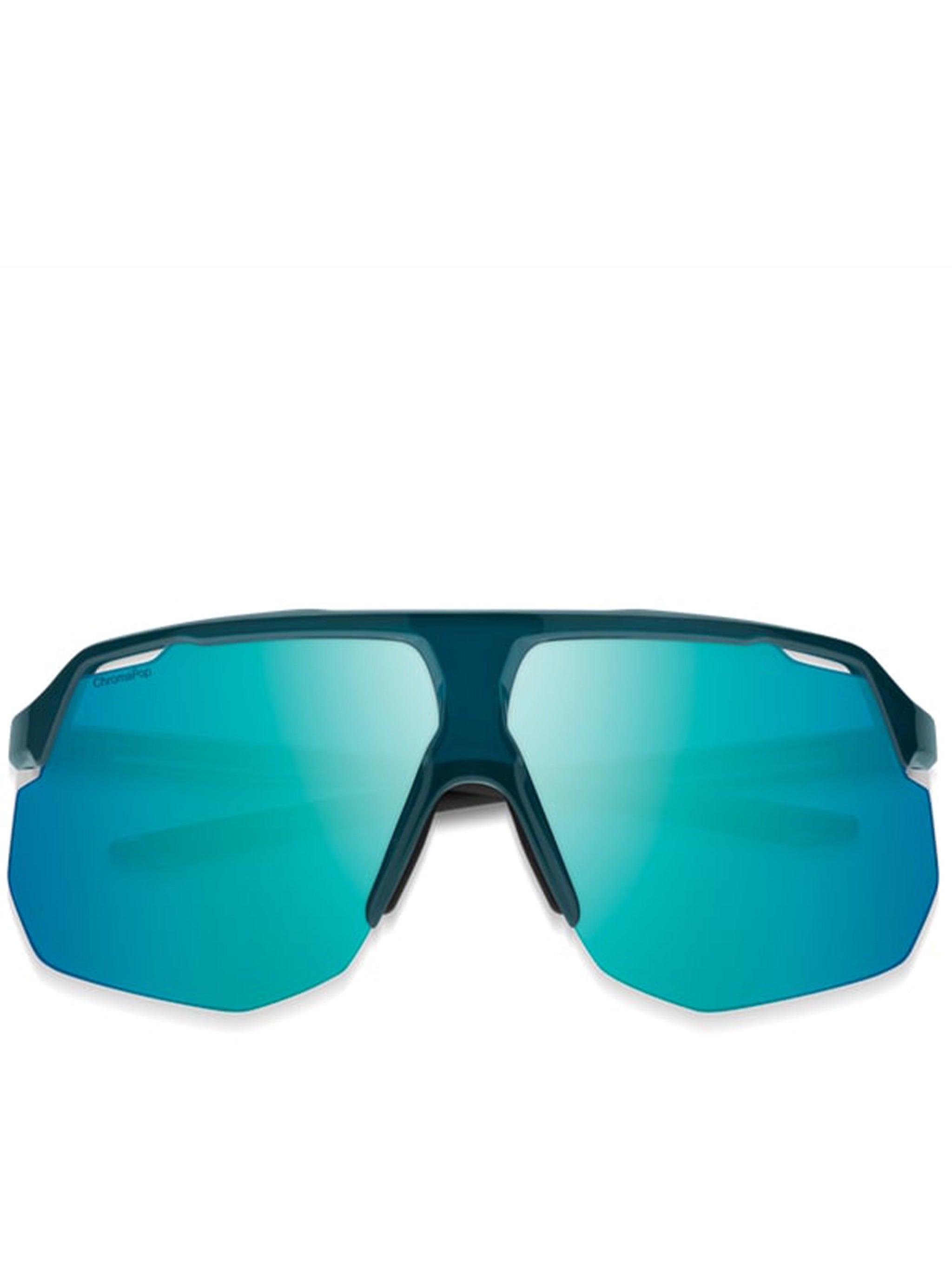 Semi-Rimless Sport Sunglasses with Interchangeable Lenses