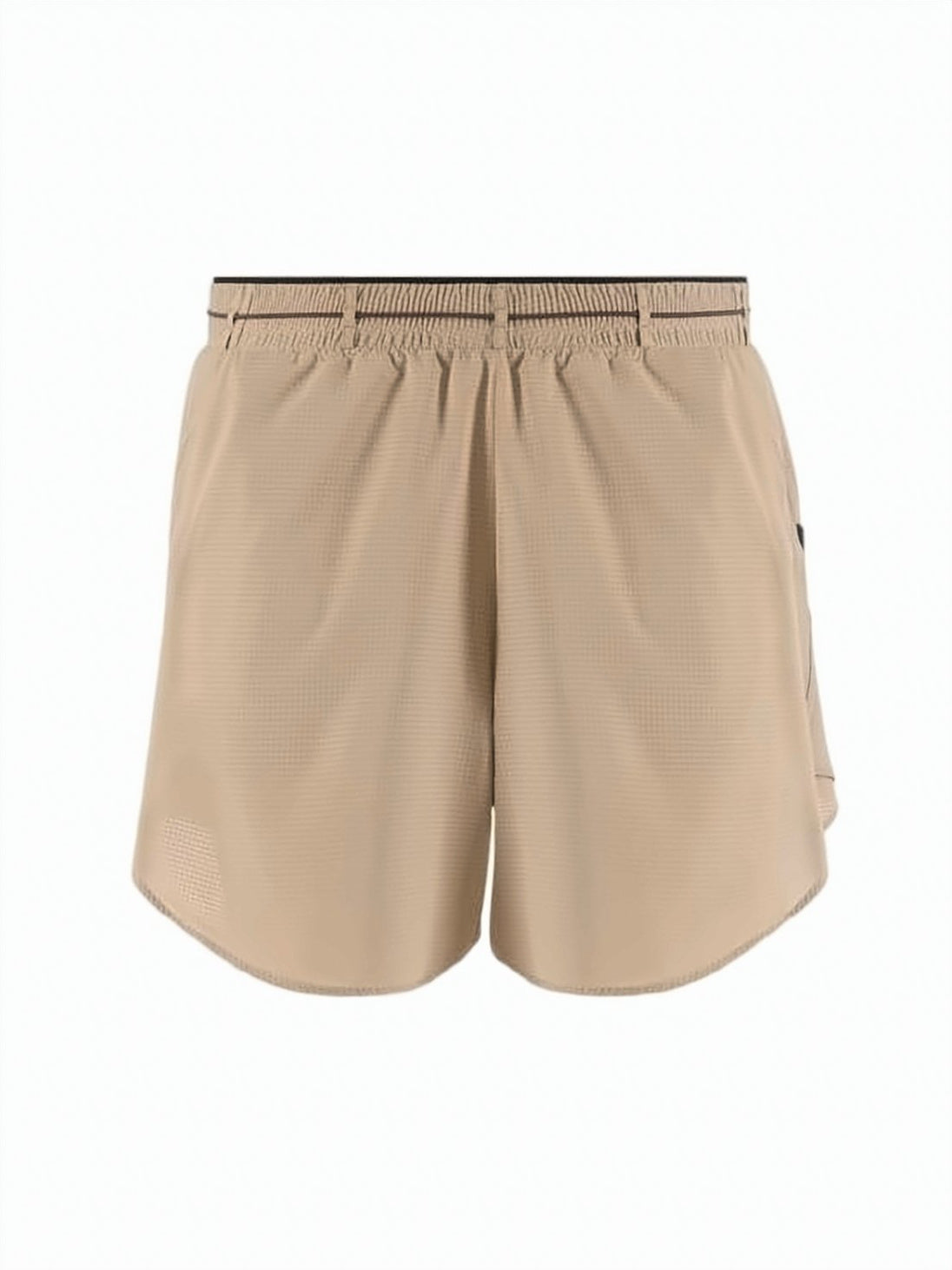 Lightweight Textured Short Pants with Adjustable Waistband