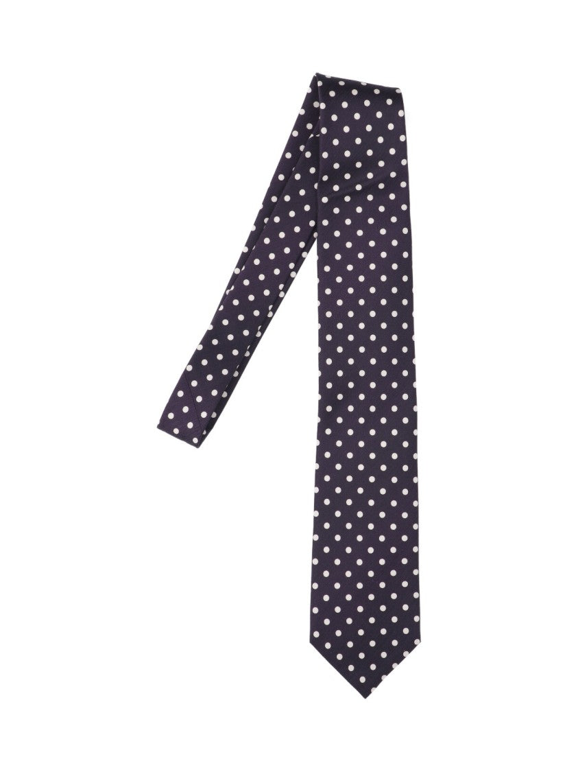Silk Tie In Rich Purple