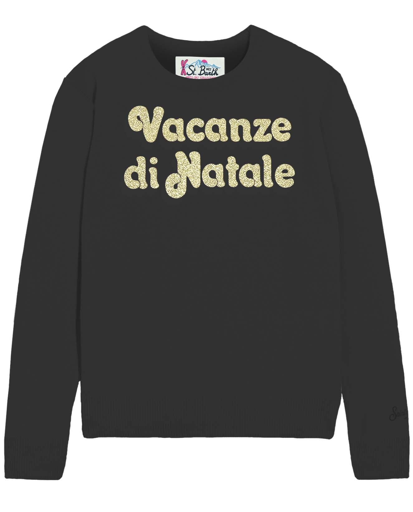 Gold 'Vacanze di Natale' Black Sweater