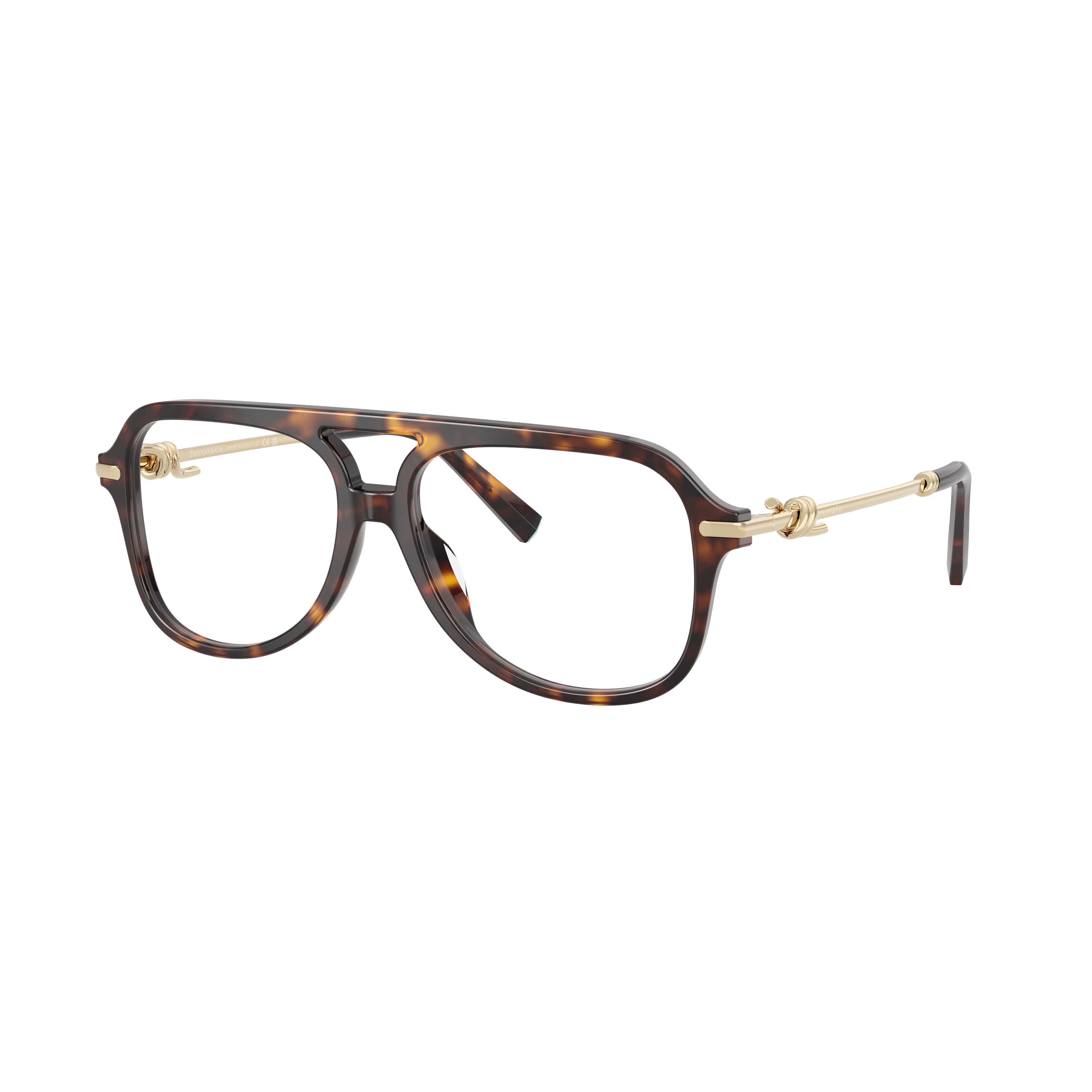 0tf2283 Aviator-Style Tortoiseshell Acetate Eyeglasses