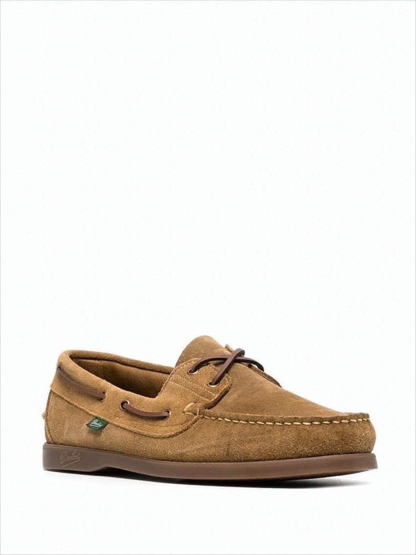 Brown Suede Boat Shoes