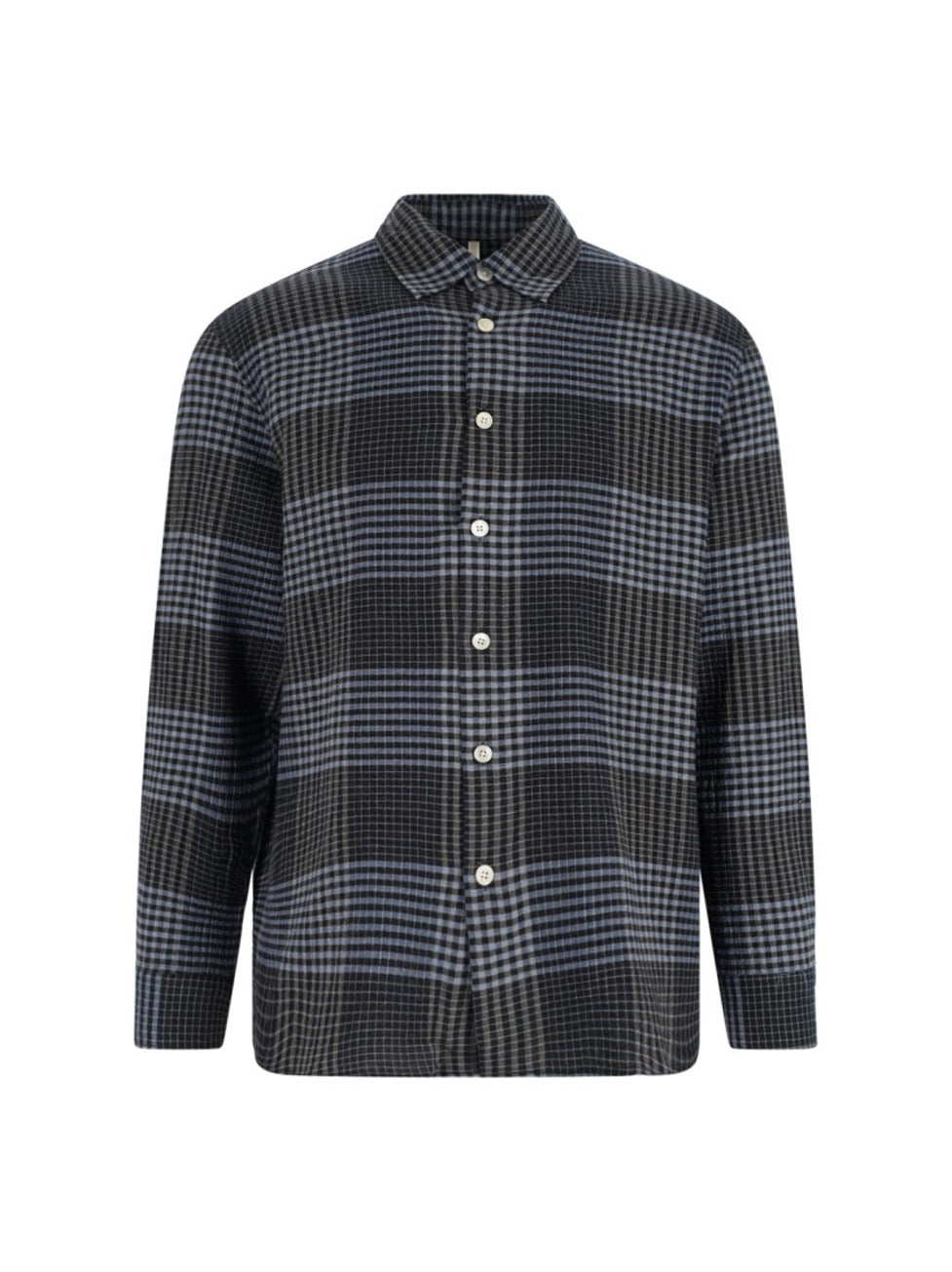 "Studio" Checked Shirt Blue