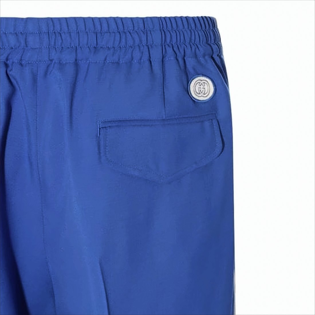 Tailored Blue Straight Pants