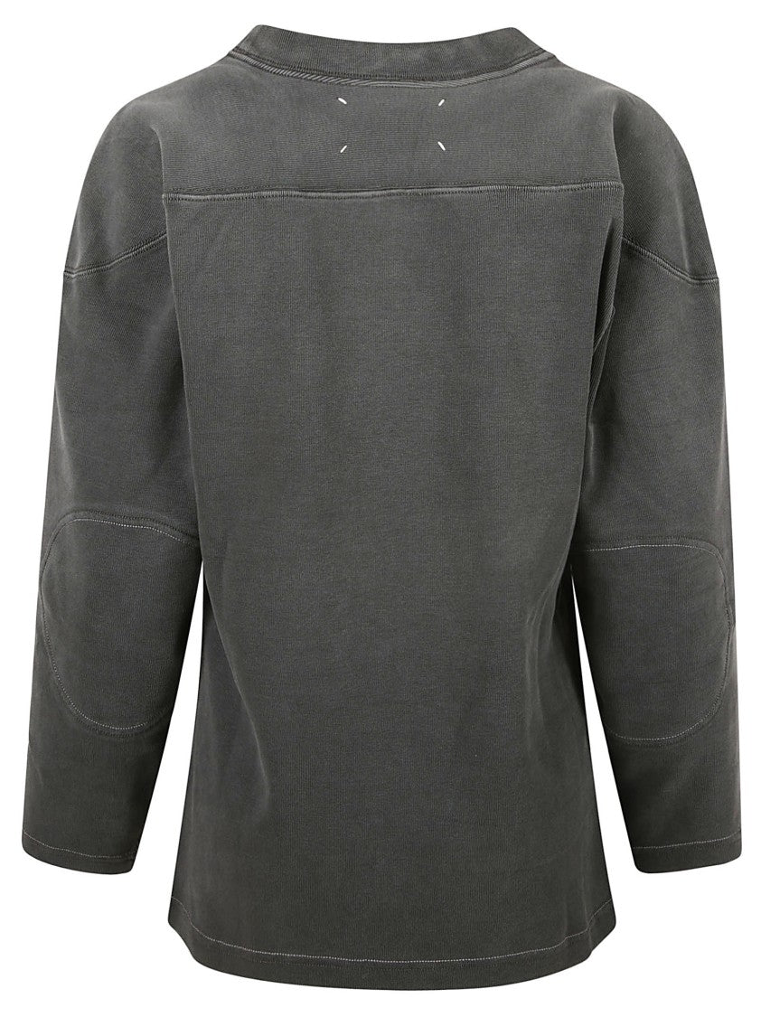 Textured Black Knit Sweater