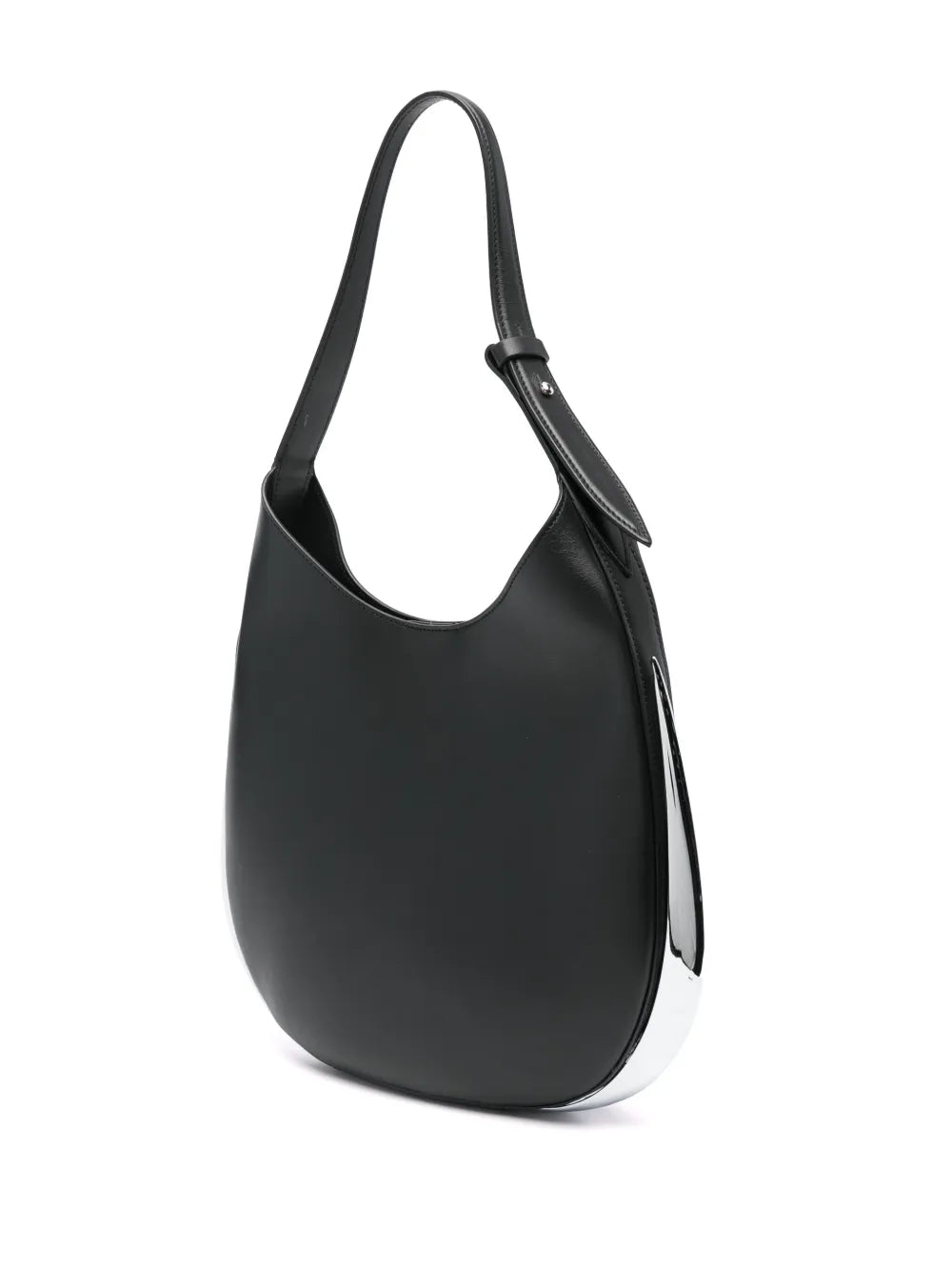 Structured Handbag With Detachable Shoulder Strap And Minimalist Design