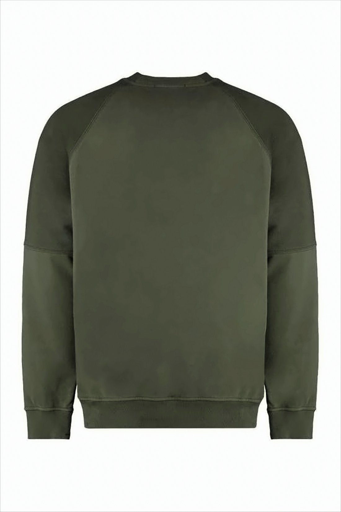 Olive Green Crew Neck Long Sleeve Sweatshirt