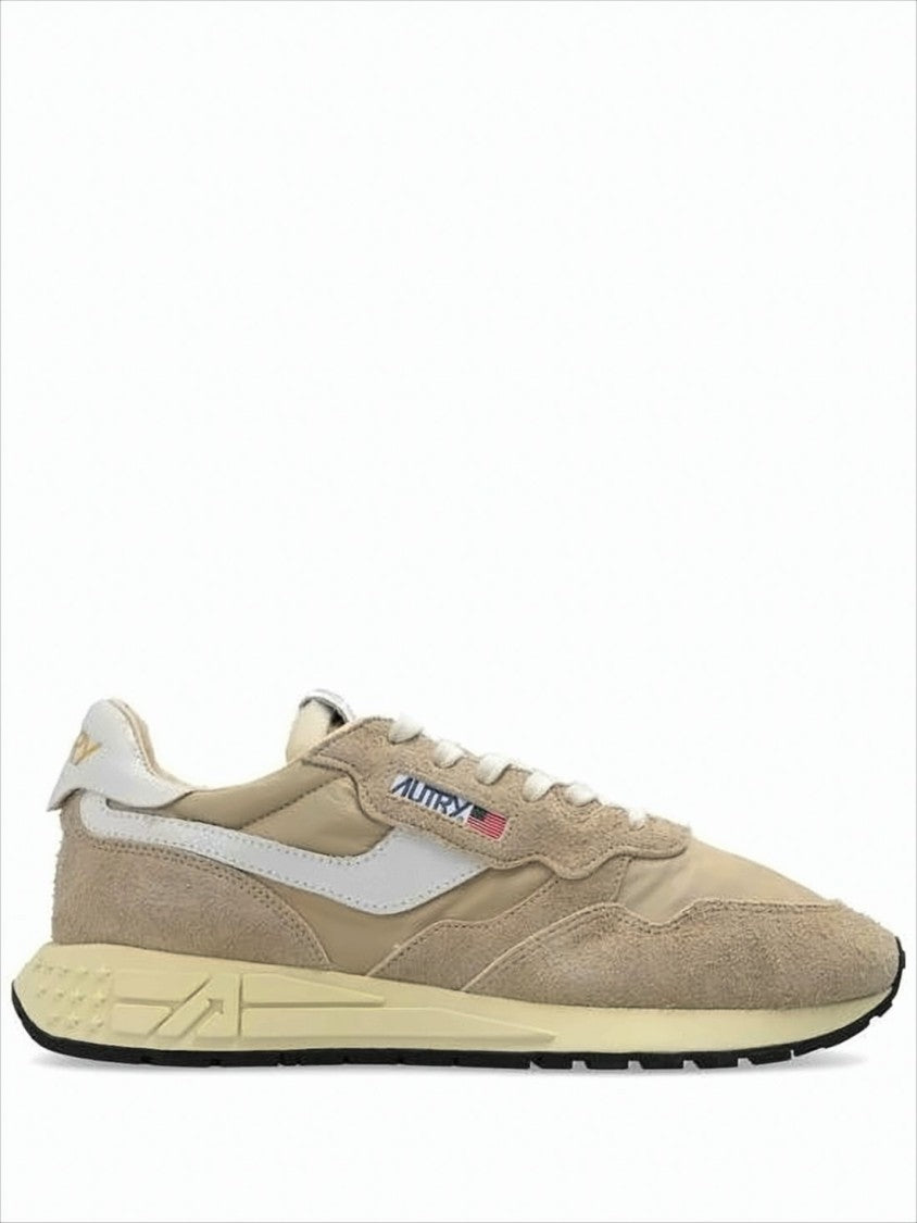 Low-Top Sneakers with Textured Suede and Leather Accents