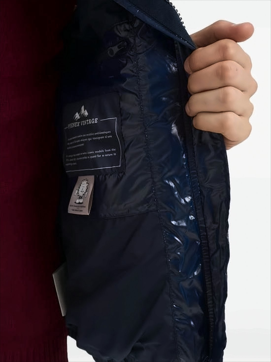 Quilted High Collar Down Jacket